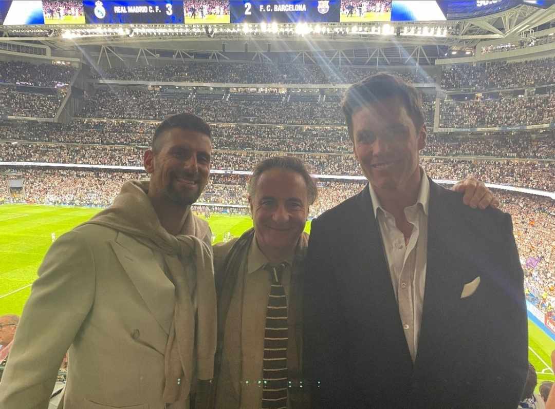 Ел Класико: Джокович заедно с Том Брейди и Анди Гарсия, както и лудата радост на Надал (видео)